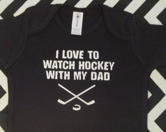Body sportowe dla chłopców Daddy Hockey Baby Onesie®, jednoczęściowe, Future Player