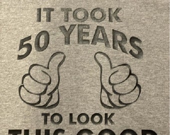 50th Birthday Shirt Turning 50 Tee age Fifty Adult Men's Women's T Shirt