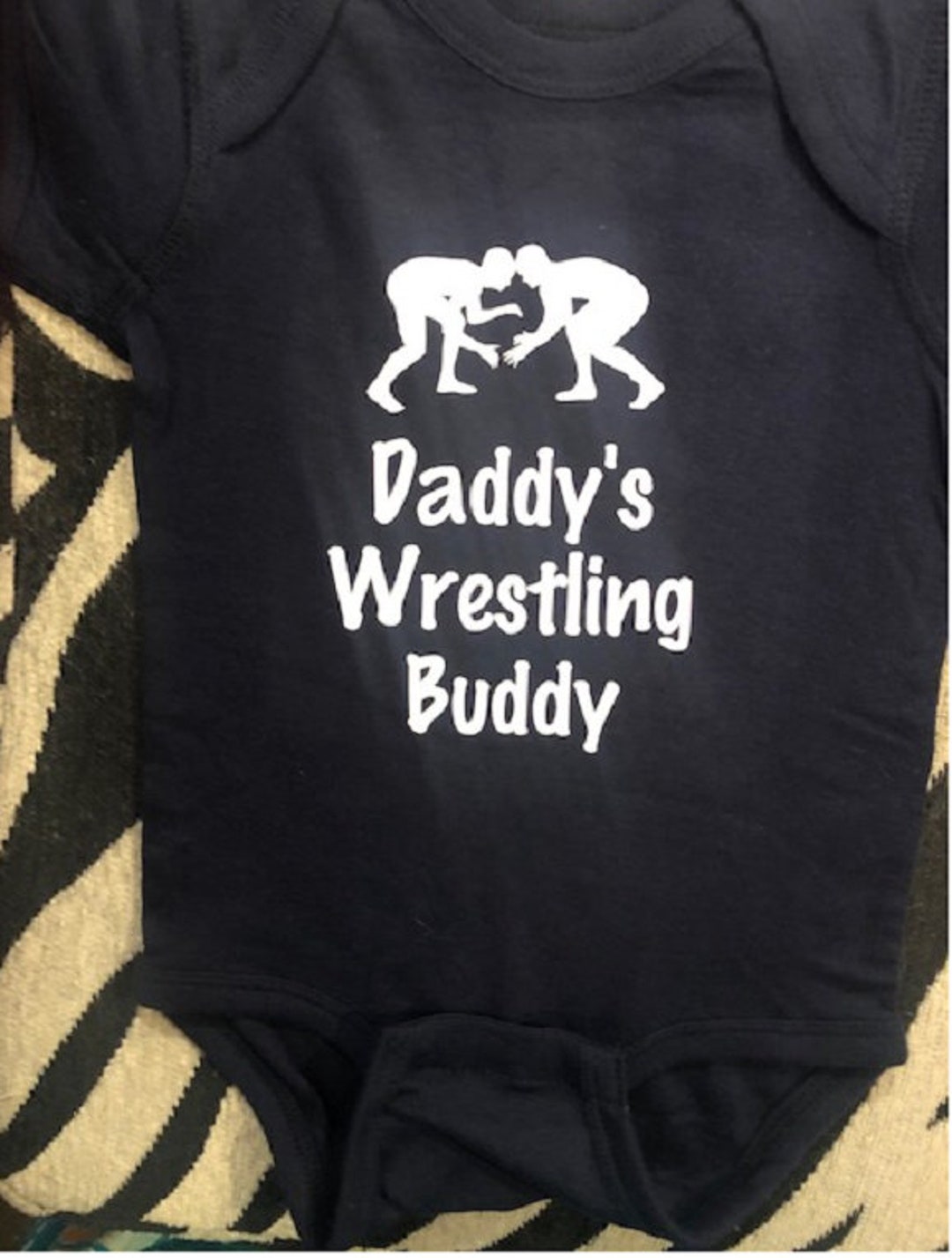 Wrestling Baby Onesie® Daddy's Wrestling Buddy Wrestling Baby Clothes