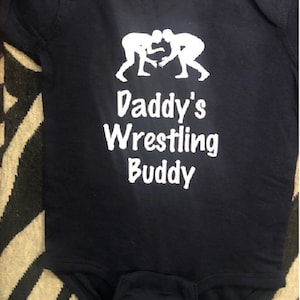 Body de lucha libre para bebé ® - gatea, camina y lucha - mono de una pieza para bebé - futuro luchador - compañero de papá - ropa para niño