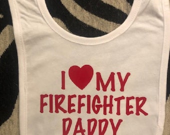 Brandweerman Papa Slabbetje Babykleding Kleding Brandweerman Held Douchecadeau