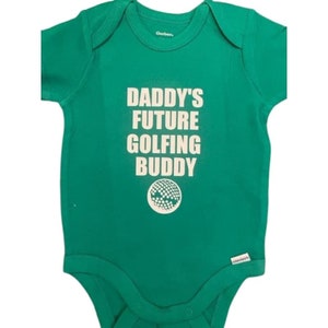 Daddy&#39;s Future Golfing Buddy Baby Onesie ® Infant Bodysuit One Piece Golf Shower Gift