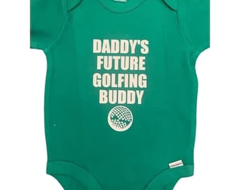 Daddy's Future Golfing Buddy Baby Onesie ® Infant Bodysuit One Piece Golf Shower Gift