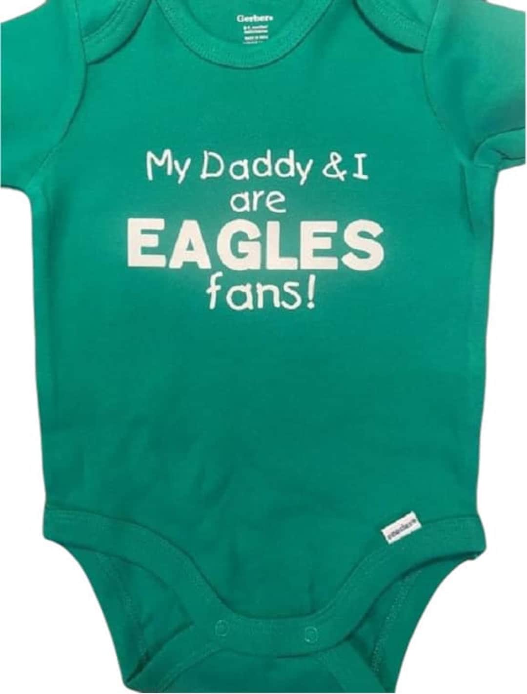 Eagles Baby Onesie® Eagles Baby Shirt Eagles Baby Announcement Infant Eagles Shirt Born an
