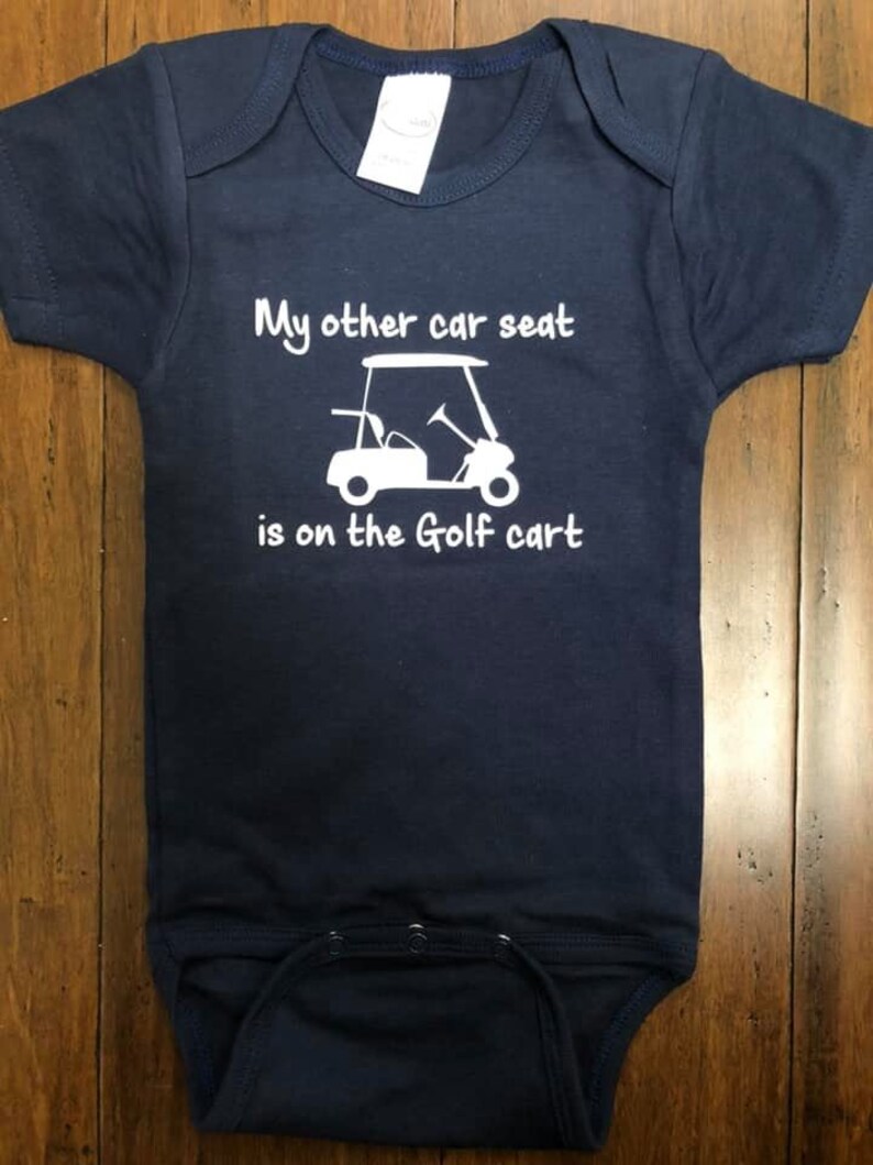 Golfing Baby Bodysuit Golf Baby Announcement Infant Golf Etsy