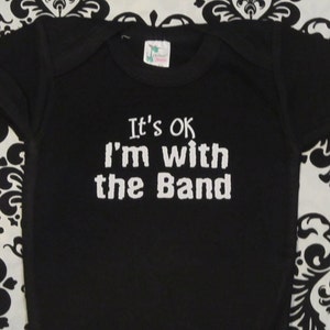 Daddy band baby onesie ® - funny one piece infant bodysuit - boy clothes - girl clothing - shower gift