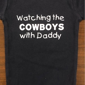 Cowboys Baby Onesie ® Bodysuit: Little Future Football Fan Dallas Clothes Clothing
