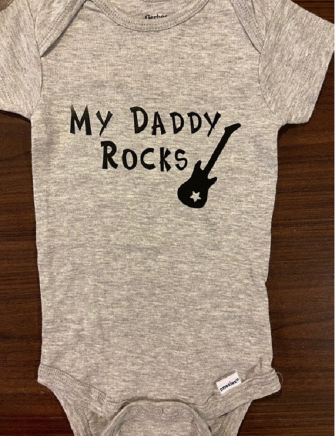 My Daddy Rocks Onesie ® Band Baby Onesie ® Daddy Plays Etsy