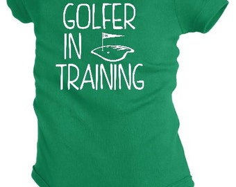 golf baby shower - toddler golfing tees -  golf baby boy - golf baby girl - golf baby outfit - future golfer - funny golf baby