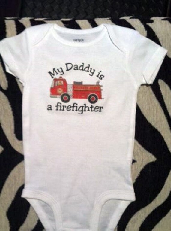 firefighter baby clothes