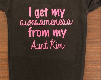 Aunt baby Onesie® - Aunt baby clothes - Aunt baby announcement - Aunt baby clothes - Aunt baby announcement - Aunt baby outfit