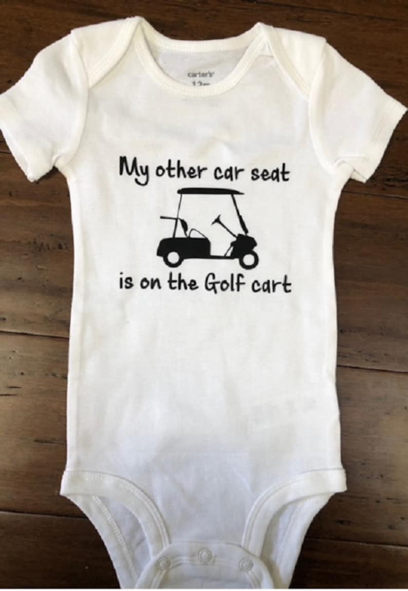 Golfing Baby Bodysuit Golf Baby Announcement Infant Golf Etsy