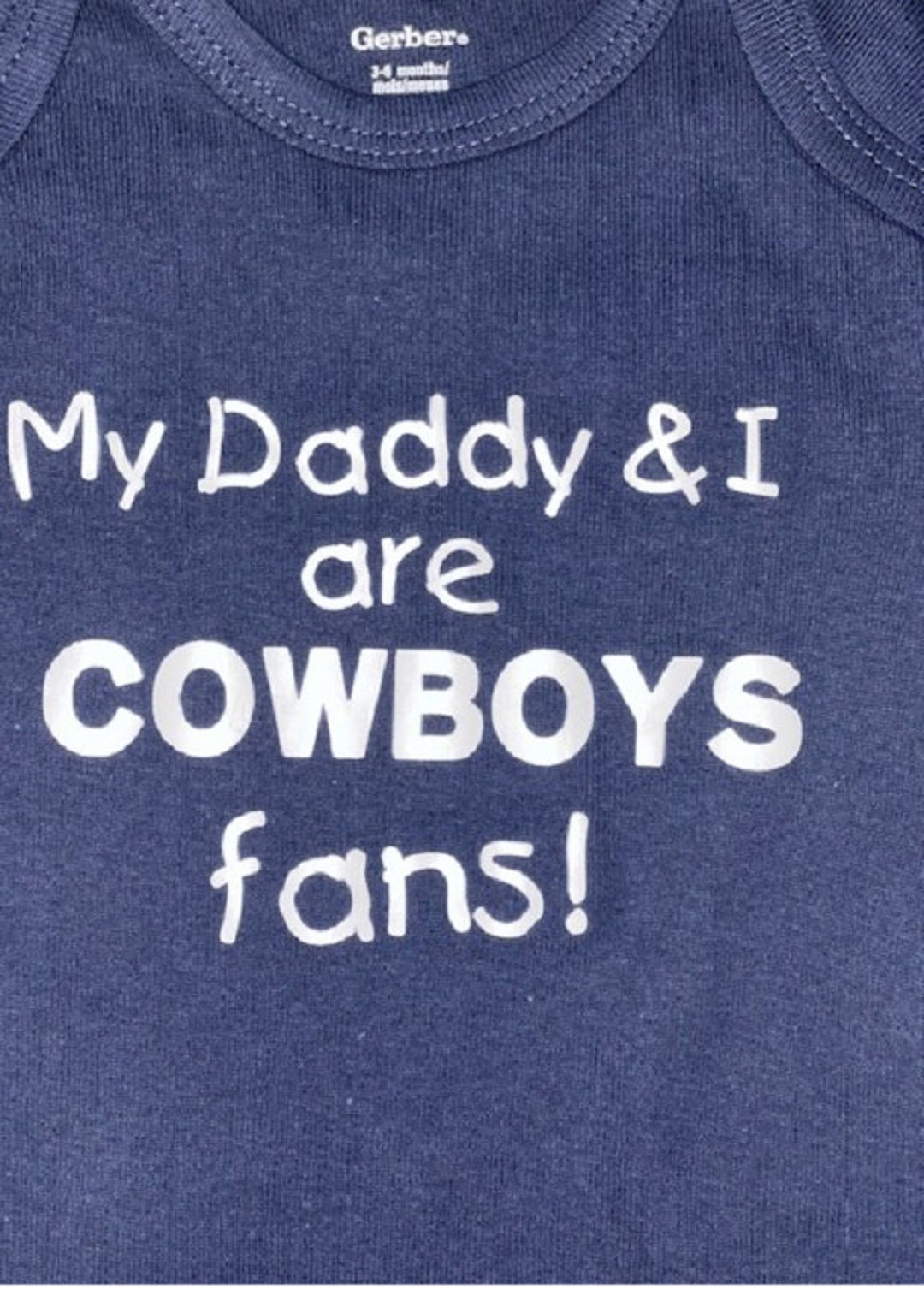 Savings and offers available PERSONALIZED DALLAS COWBOYS FAN BABY