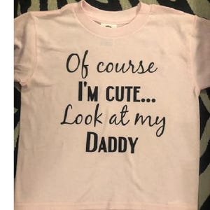Funny Daddy Toddler Shirt Dad Tshirt t-shirt - Boy Girl Kids Youth Clothing Clothes - Father&#39;s Day Gift Present