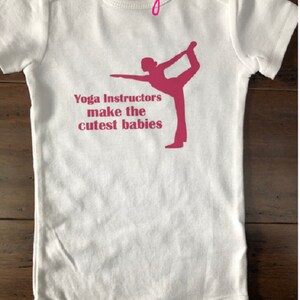 yoga baby clothes - yoga baby gift - gifts for yoga instructors - future yoga - yoga shirt - yoga baby tees - yoga creeper