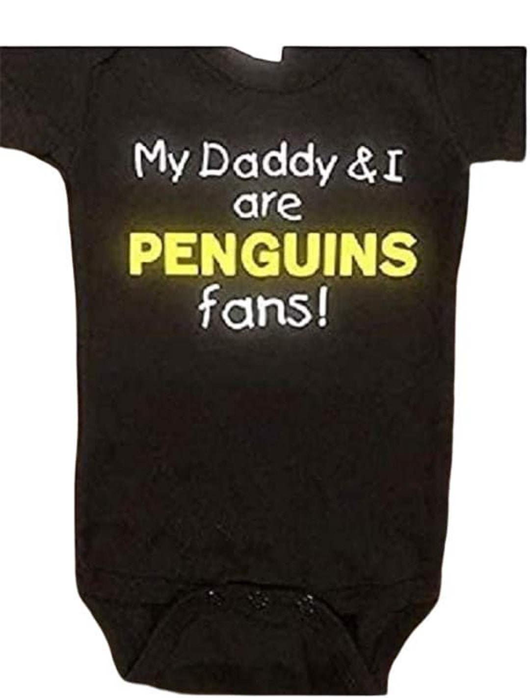 Penguins Baby Onesie® Pittsburgh Penguins Onesie® Penguins Etsy