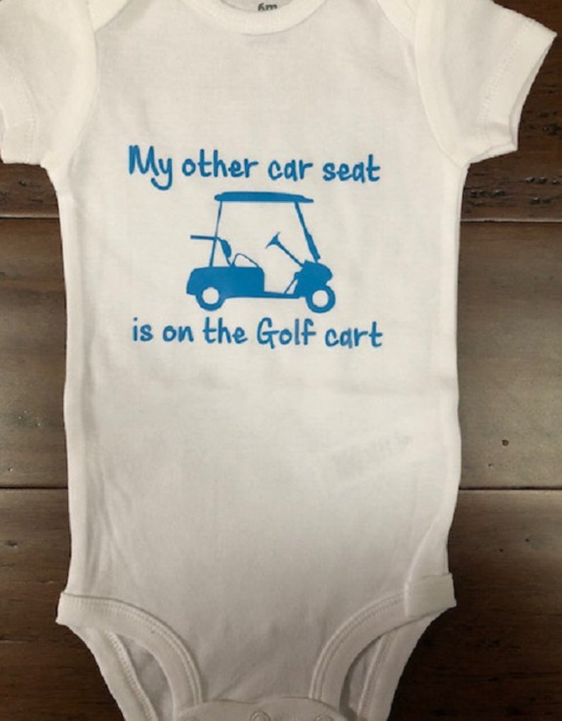 Golfing Baby Bodysuit Golf Baby Announcement Infant Golf Etsy