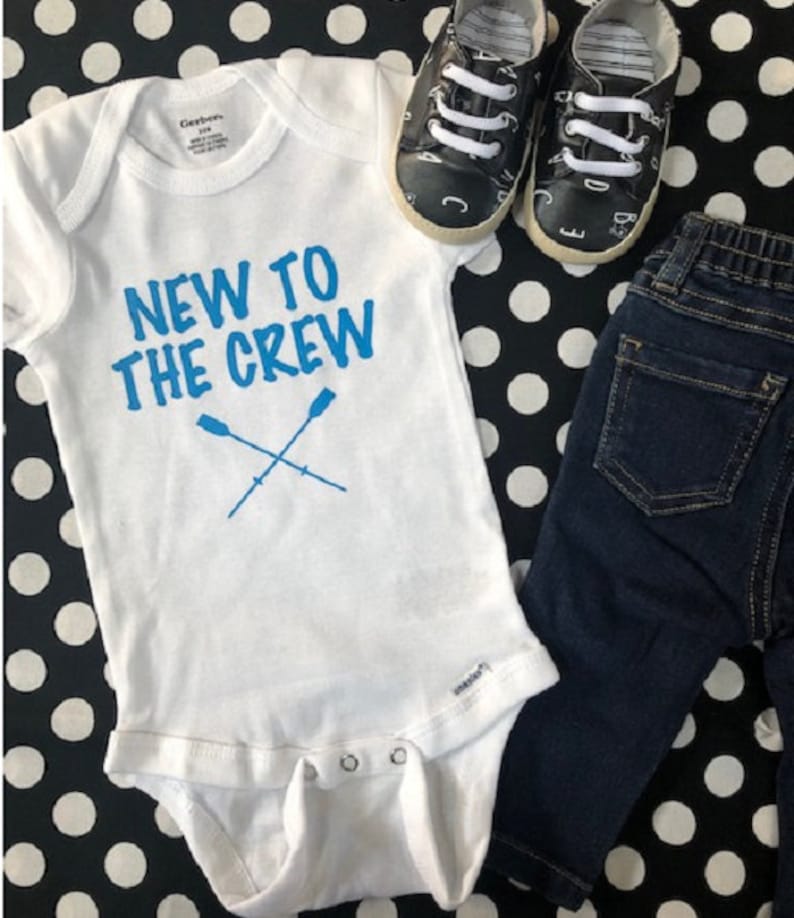 New to the Crew Onesie ® Crew Baby Onesie ® Rowing Onesie Etsy
