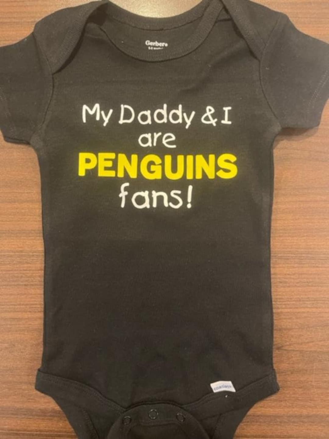 Penguins Baby Onesie® Pittsburgh Penguins Onesie® Penguins Baby Clothes