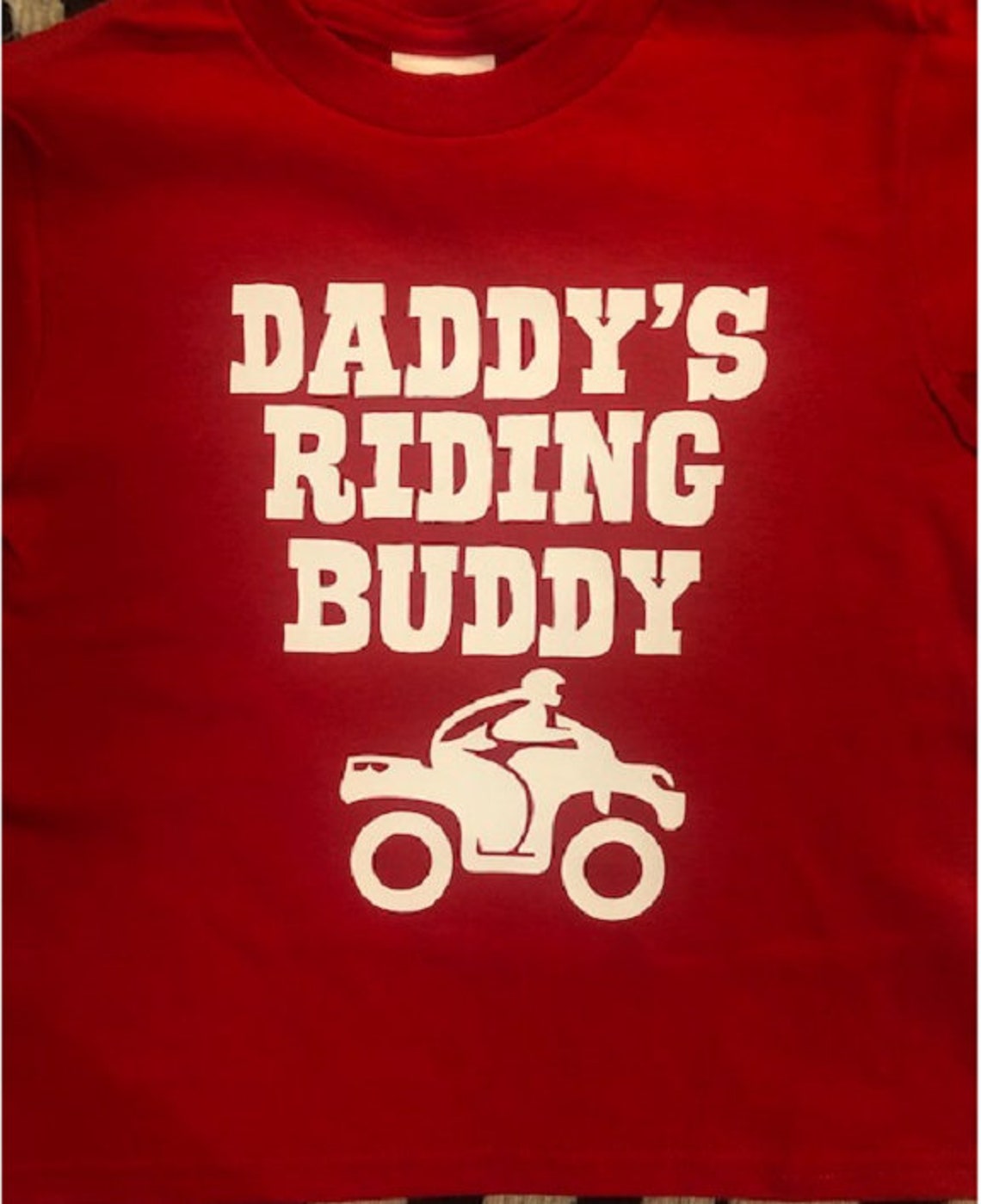 Atv Shirts Daddy's Riding Buddy Riding Quads Shirt Etsy