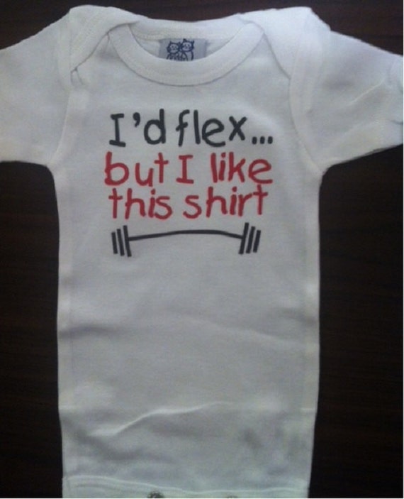 Flex Baby Shirt Work Out Baby Exercise Baby One Piece Exercise Infant  Bodysuit Gym Baby Boy Gym Baby Girl -  Canada