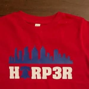 Bryce Harper Phillies Toddler Kids T-Shirt: Boys Girls Youth Baseball Tee Shirt