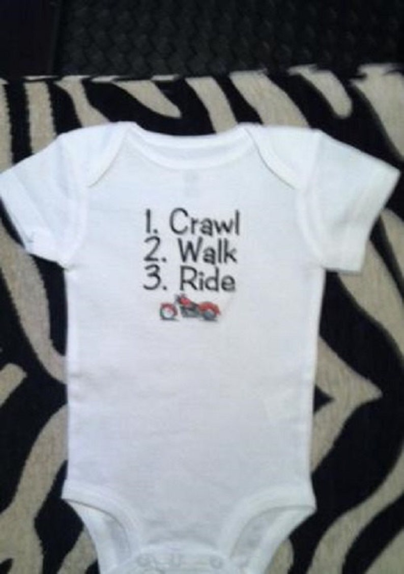 Baby Boy Biker Motorcycle Jacket Creeper Body-Suit Infant