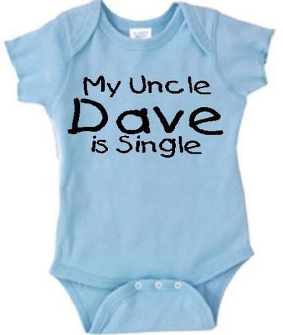 Personalized Uncle Baby One Piece Uncle Baby Clothing Uncle Etsy