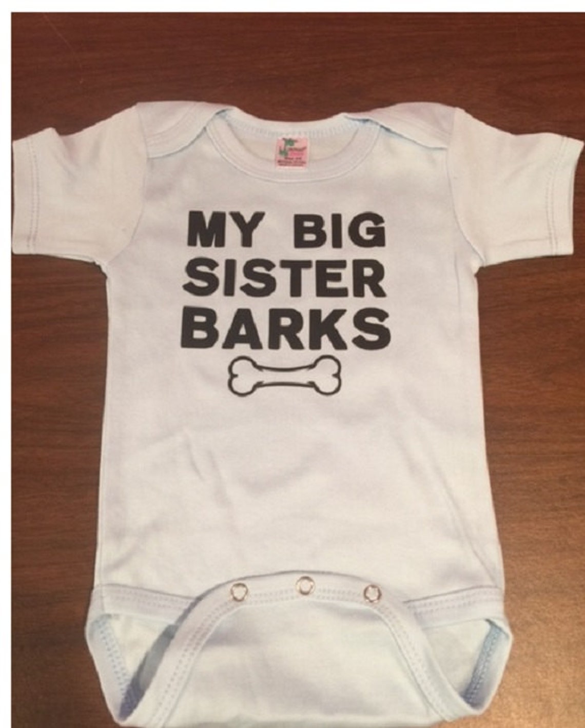 My Big Sister Barks Pet Baby Clothes Pet Baby Shirt Dog Etsy