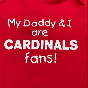 Cardinals baby onesie ® - infant one piece bodysuit - sports clothes clothing - baseball apparel - shower gift - boy girl