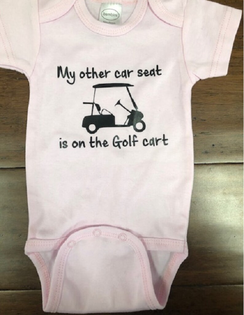 Golfing Baby Bodysuit Golf Baby Announcement Infant Golf Etsy