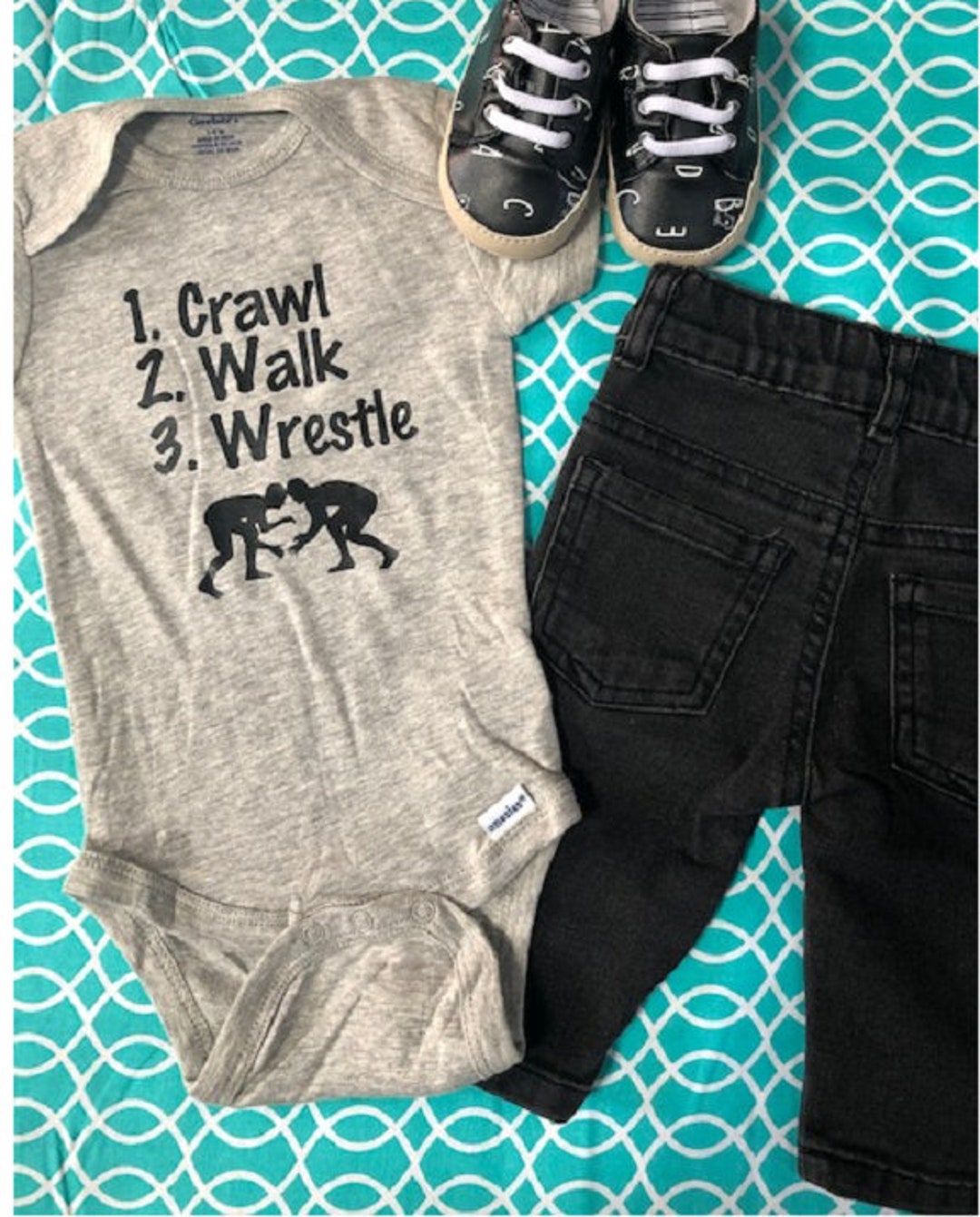 Wrestle Baby Onesie ® Wrestle Onesie ® Wrestle Baby One Piece Future