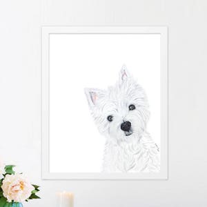 Yorkshire Terrier Watercolor - Yorkie Art Print - Pet Portrait - Dog Painting - White Dog Art - Yorkie Painting - Dog Watercolor - Dog Gift