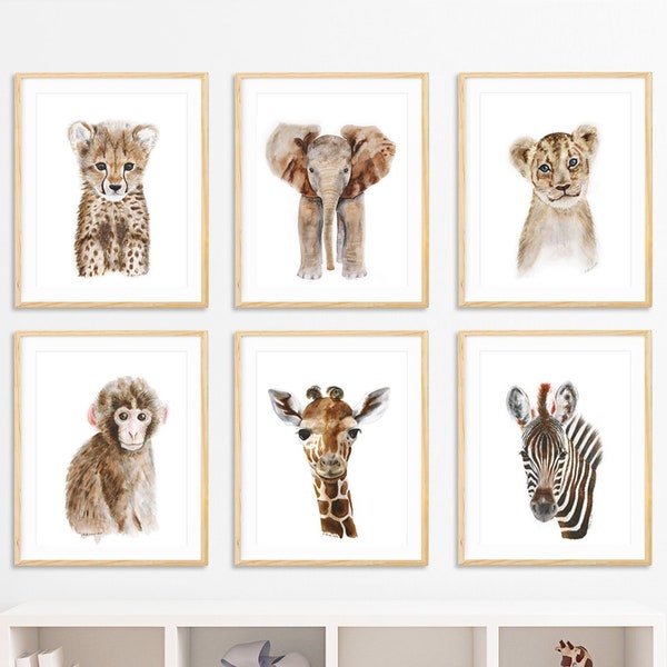 Jungle Nursery Art - Etsy