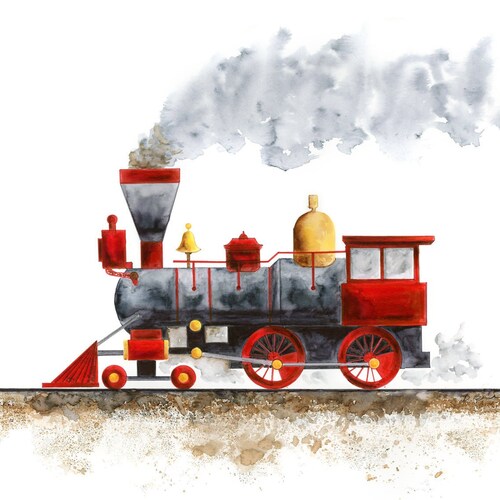 Train Wall Art Train Decor Baby Boy Nursery Decor Train Etsy