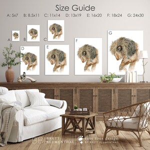 Giraffe Nursery Art, Safari WatercolorPlayroom Decor image 10