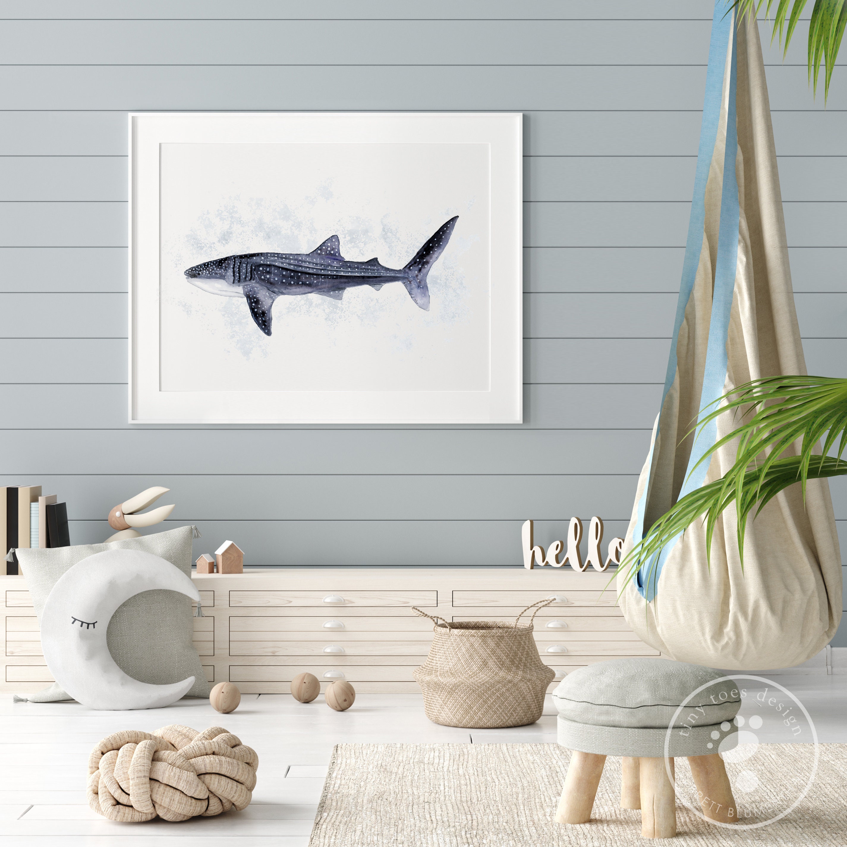 Whale Shark Wall Art Sea Life Art Whale Shark Art Ocean | Etsy