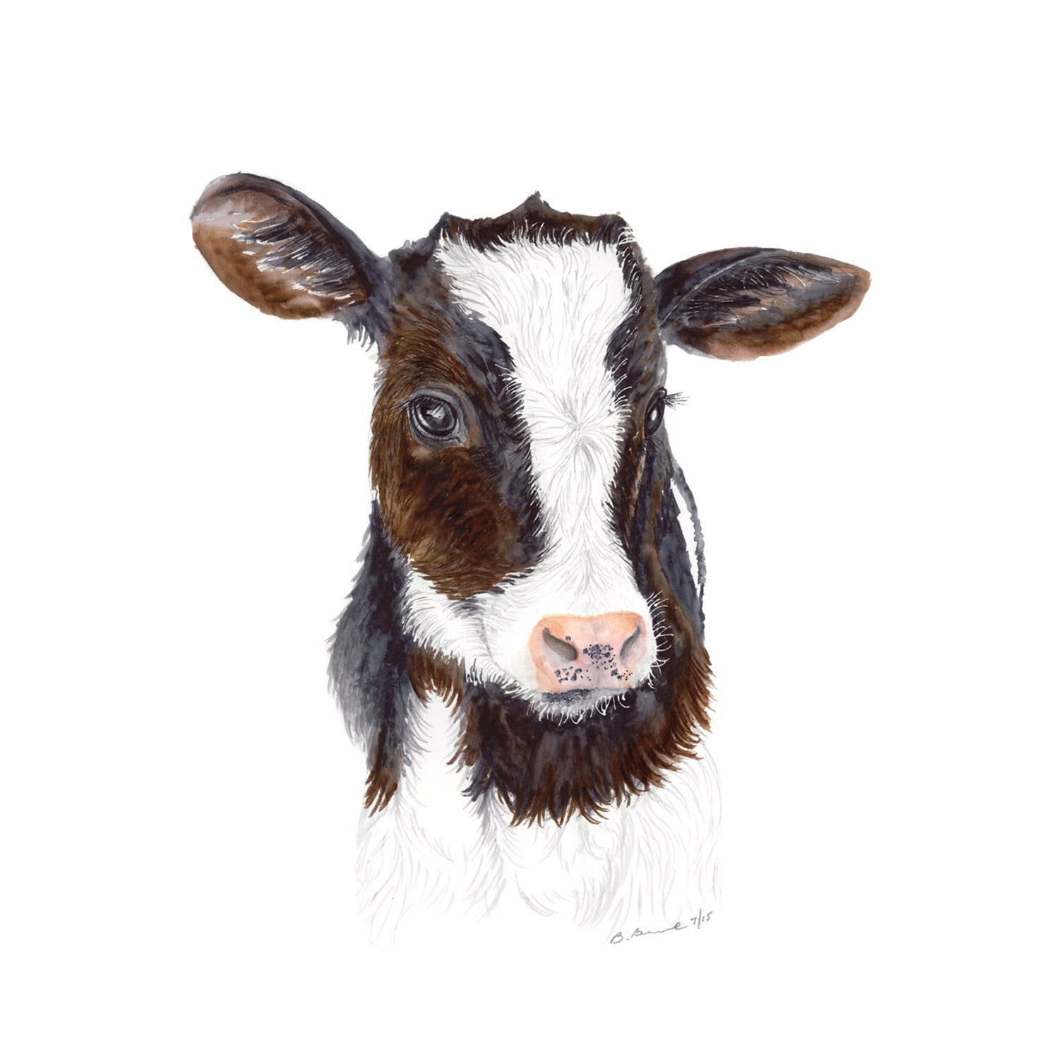 Cow Print Farm Animal Nursery Baby Farm Animal Art Baby Etsy