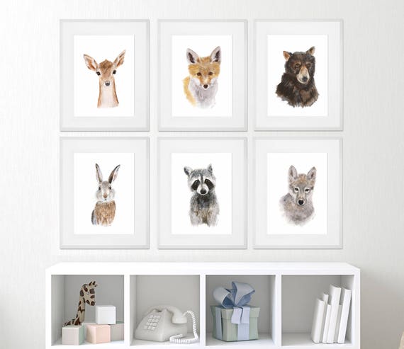 framed nursery prints