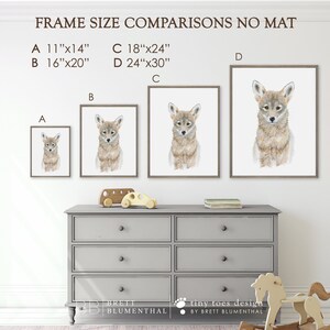 Framed Farm Nursery Art Set - Barnyard Animal Nursery Prints - Baby Animal Prints - Framed Farm Animal Prints - Set of 4 - Choice of Animals image 7