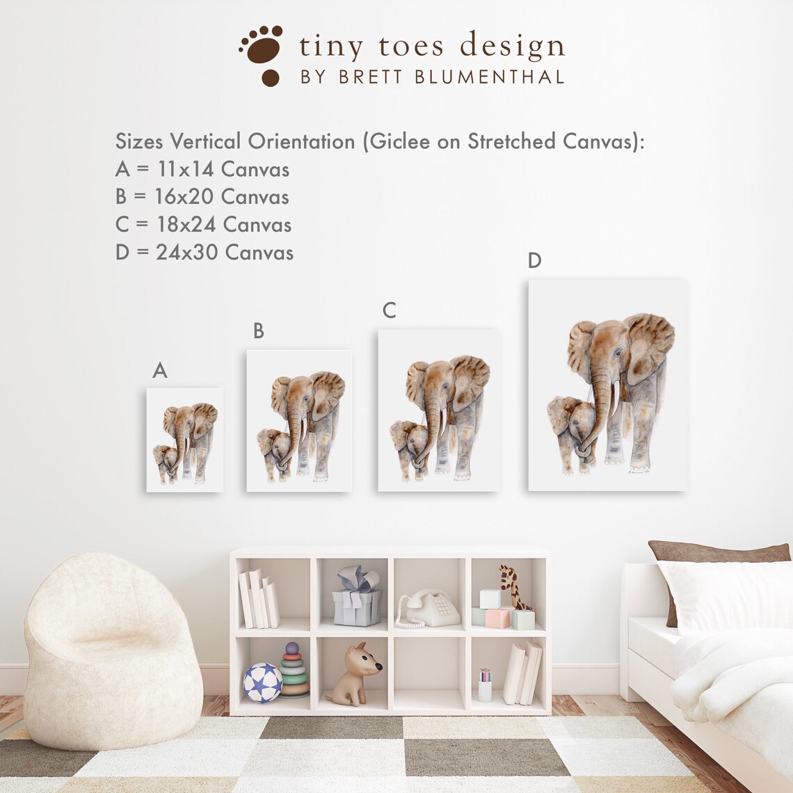 CANVAS Nursery Art Canvas Wall Art Gender Neutral Nursery Etsy