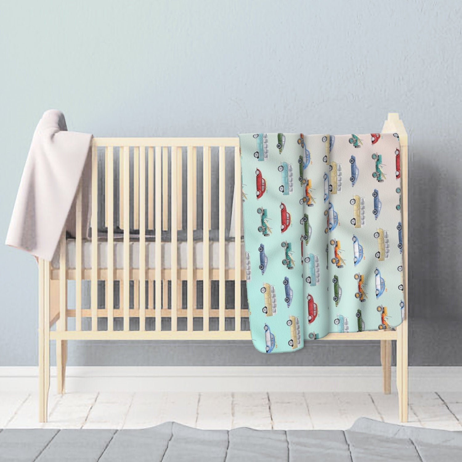 vintage baby car bed