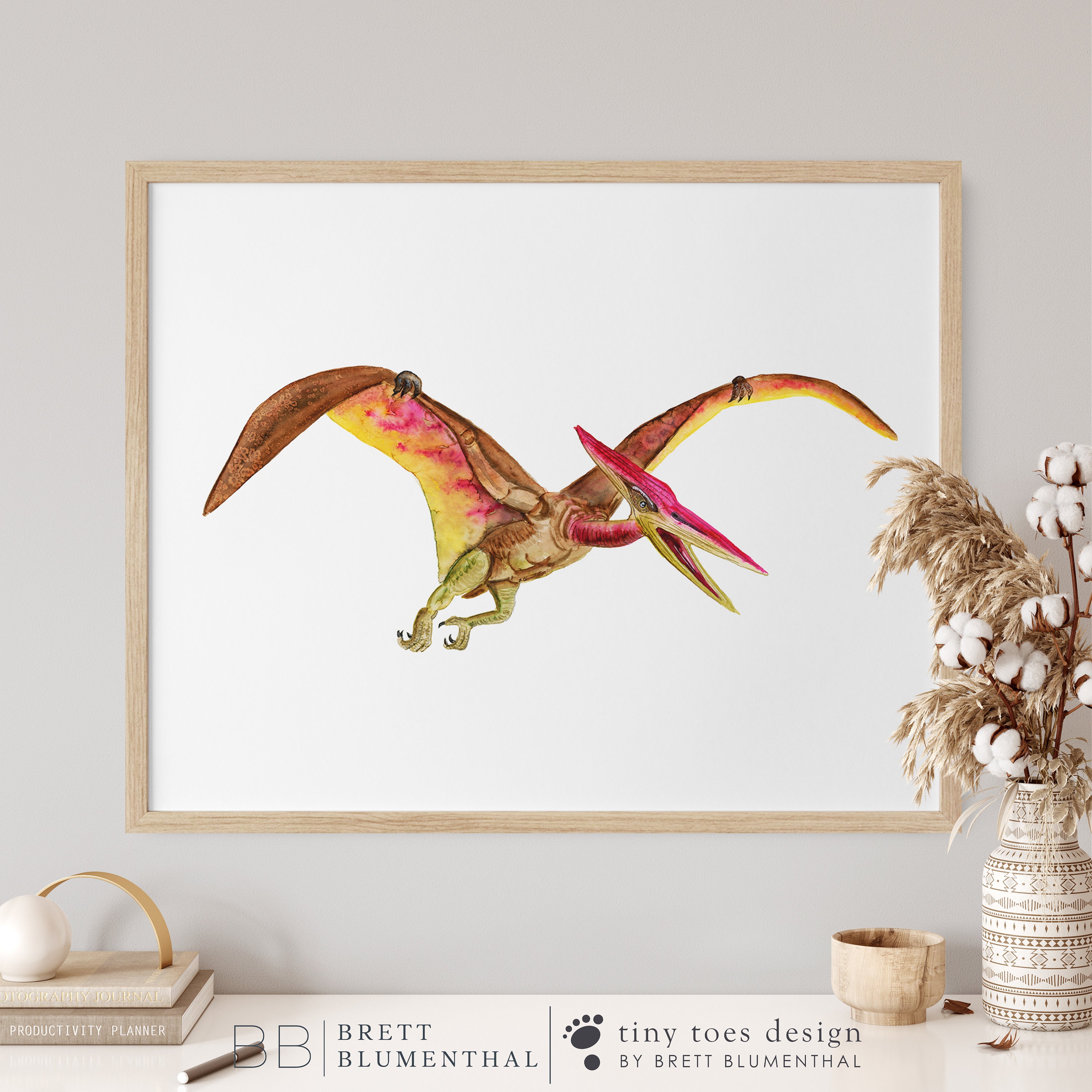 Pteranodon - Signed Fine Art Print