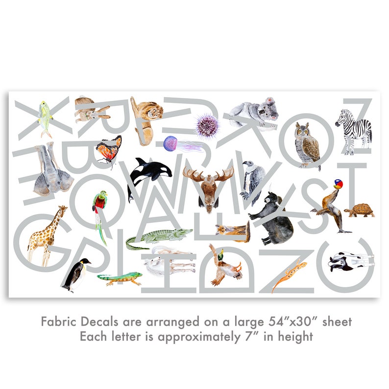 Nursery Alphabet Art Wall Art for Nursery Alphabet Nursery Etsy