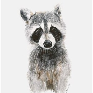 Set van 6 canvasprints met bosdieren, muurdecoratie voor de kinderkamer. afbeelding 2
