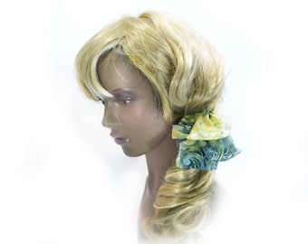 pin up head accessories -tie dyed headband- Boho wire headband - stylish hair bands , Cute Gift Ideas For Her- Head Scarf Dolly Bows # 17