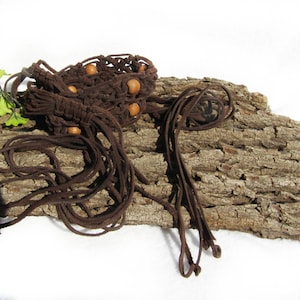 vintage wooden Bead belt -Front Tie Up Wood Beaded Belt- Boho bead belt, Wood Bead Belt, Hippie bead Belt, brown bead belt - fashion belt