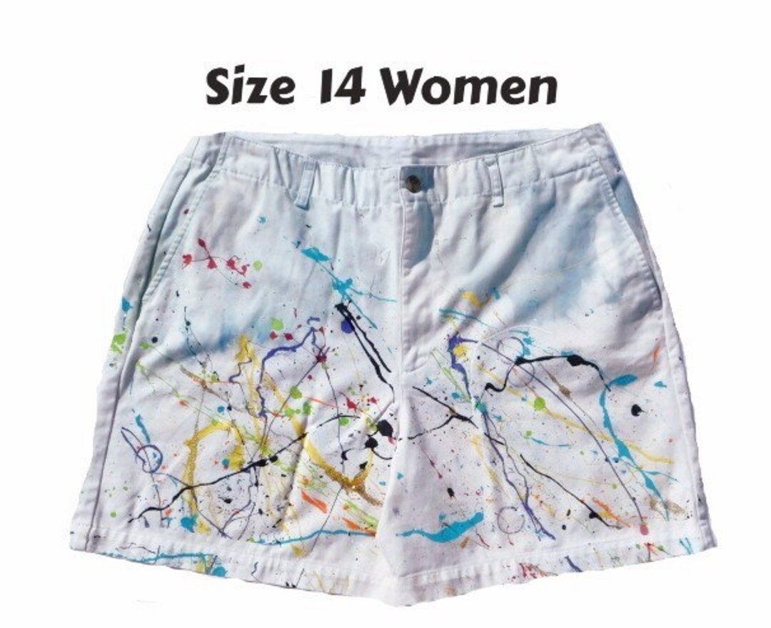 Womens white hotsell shorts size 14