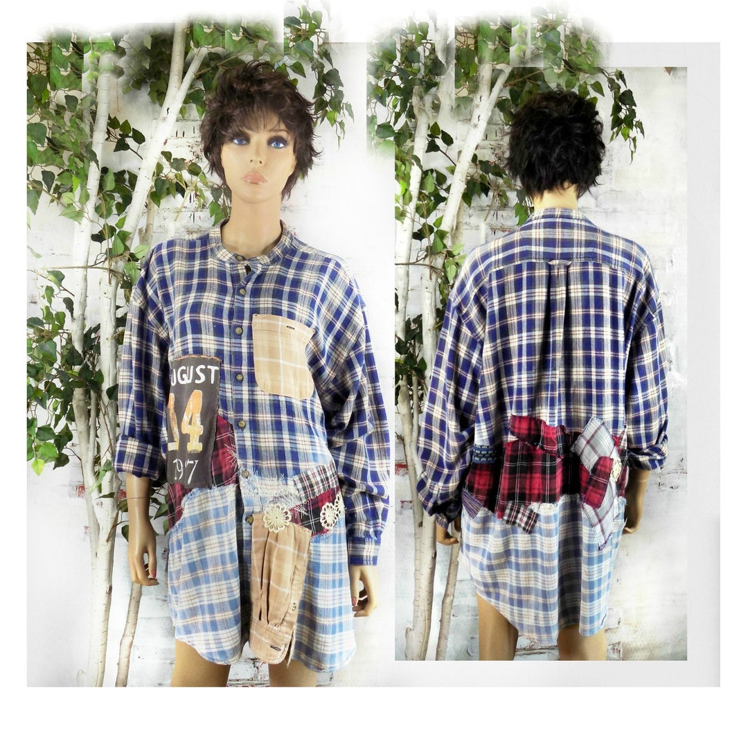 トップス fake as flowers FAF FLANNEL BORO SHIRT fake as flowers フランネルboro シャツ