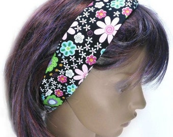 Dolly Bow Wrap, wire headband  pin up style -wire hair wrap tie, Gift under 10 ,wire twist headband ,rockabilly bandanna hair scarf - # 6